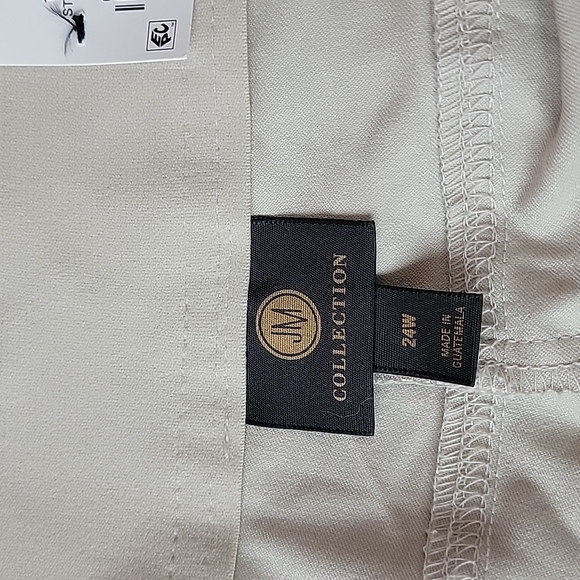 JM COLLECTION  Straight-Leg Curvy-Fit Pants/ 24W. - Picture 5 of 11